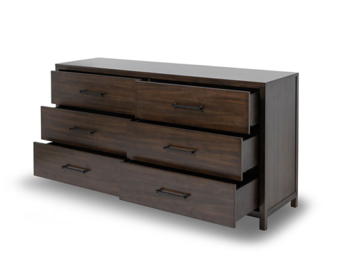 Teton Mountain Lodge chest of drawers open