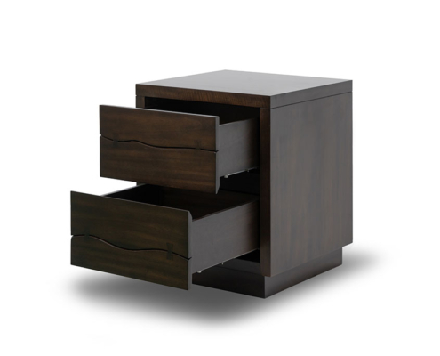 Teton Mountain Lodge 2 drawer nightstand open